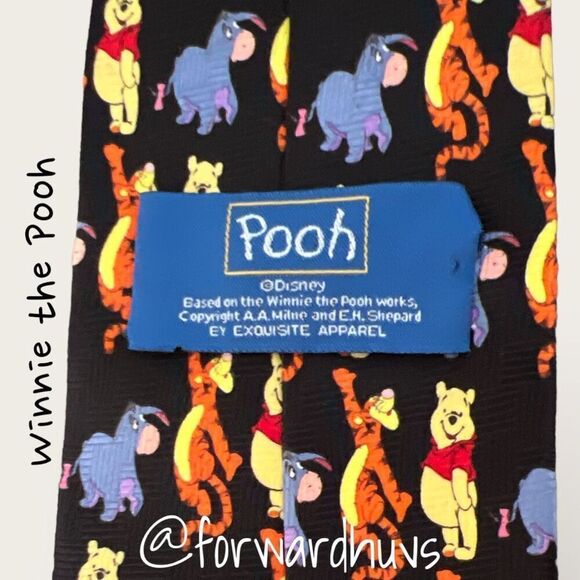 Disney Winnie The Pooh Necktie | Pooh Character Neck Tie - Picture 5 of 8